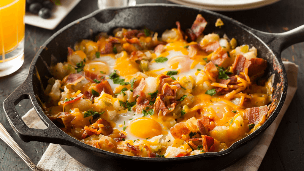 Keto Bacon Cheeseburger Skillet Recipe