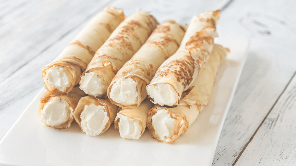 Low Carb Cream Cheese Crepes Recipe