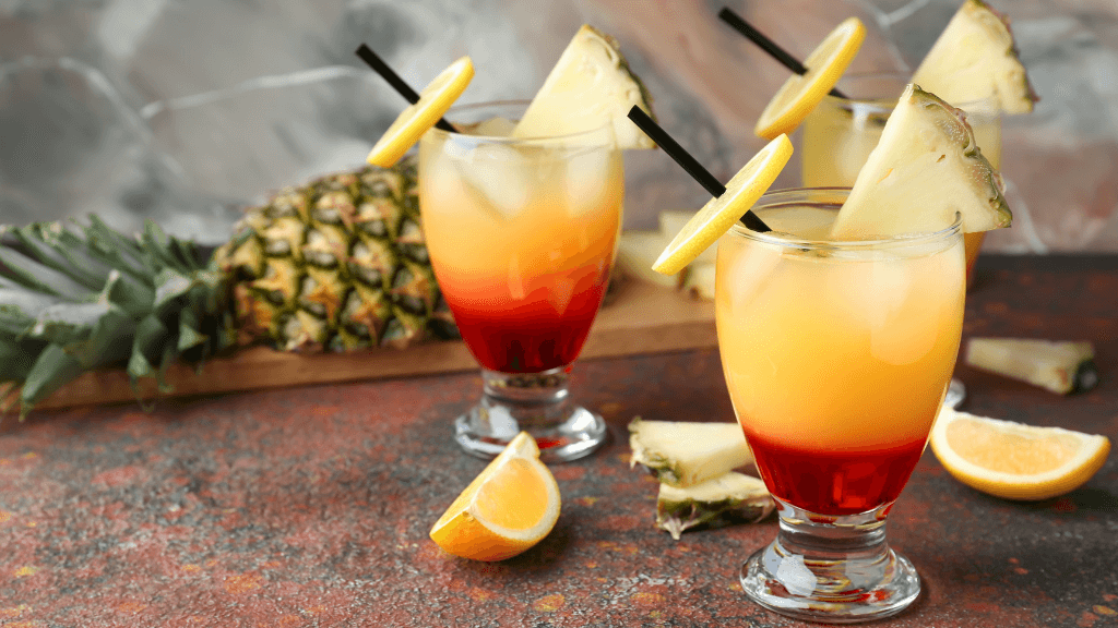 Strawberry Pineapple Tequila Sunrise Recipe