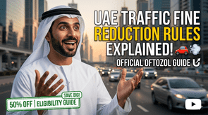 UAE Traffic Fine Reduction Rules Explained Guide by Uptozo